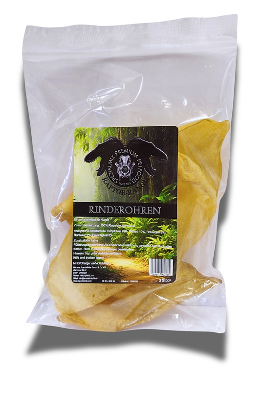 Rinderohren getrocknet, 3 Stück